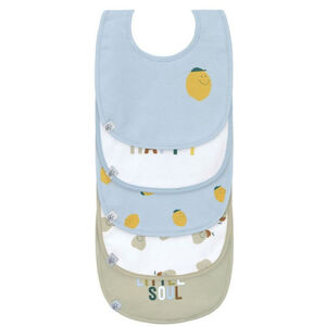 Lot de 5 bavoirs imperméable Happy Fruits Lemon 3-18m 