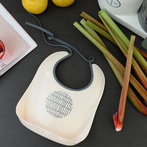 Bavoir d’apprentissage Pink Grid  