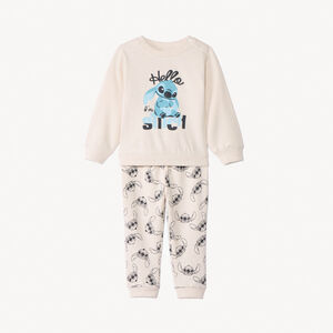 Ensemble sweat + pantalon de jogging Stitch Disney pour bébé garçon 
