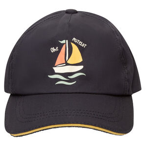 Casquette en popeline avec print voilier pour bébé garçon 