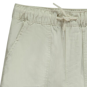 Pantalon uni en toile garçon 