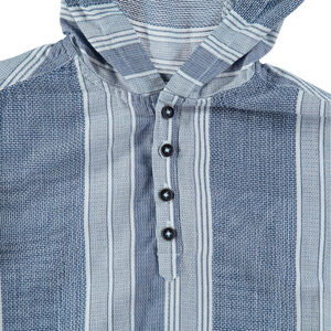 Junior - Chemise manches courtes à capuche avec poche kangourou 