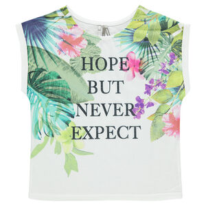 Tee-shirt manches courtes print fantaisie sublimation 