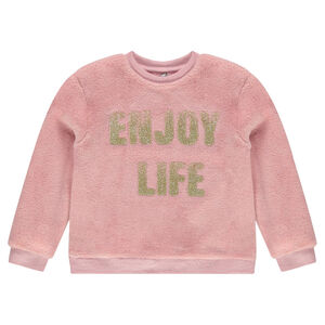 Sweat en molleton doublé sherpa 