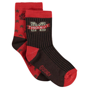 Lot de 2 paires de chaussettes Disney motif Mickey 