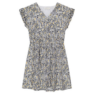 Junior - Robe manches courtes avec imprimé graphique all-over  