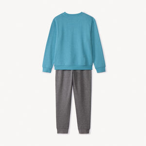Ensemble jogging molleton print fantaisie garçon 