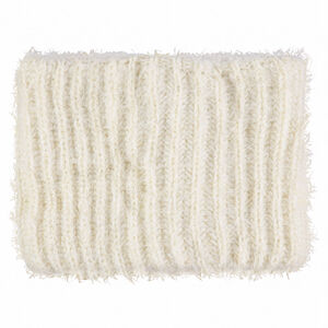Snood en tricot effet poil avec doublure en sherpa 