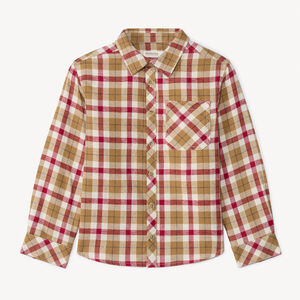 Chemise manches longues à carreaux garçon 
