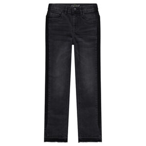 Junior - Jeans coupe slim effet used 