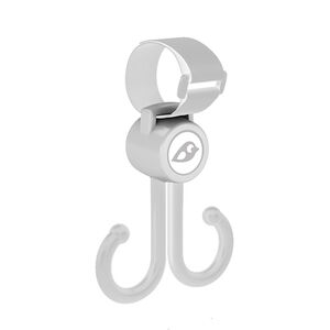 Double crochet universel pour poussette - Gris clair 