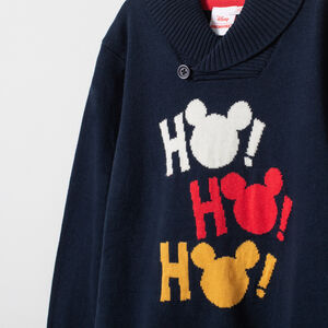 Pull Mickey Disney en tricot à col châle 