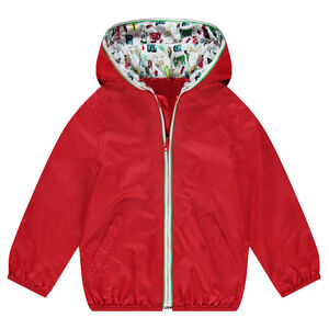 Coupe-vent doublé jersey avec poches à scratch 