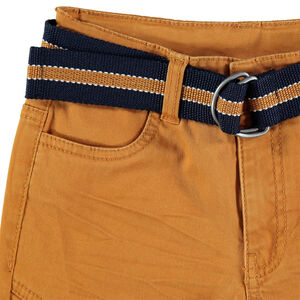 Pantalon en toile surteint à ceinture amovible 