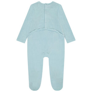 Dors-bien en velours fantaisie pour bébé garçon 