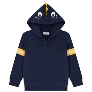 Gilet molletonné à capuche ludique garçon 