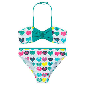 Junior - Maillot de bain 2 pièces imprimé Smiley 