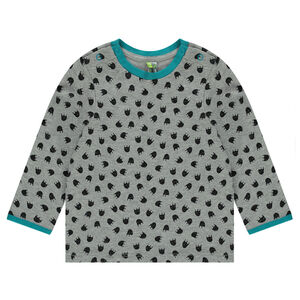 Tee-shirt manches longues imprimé all-over 