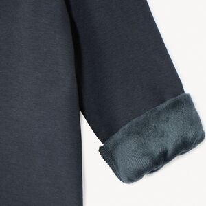 Sweat molleton à patchs bouclettes garçon 