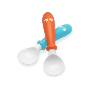 Lot de 2 cuillères - Orange/bleu 