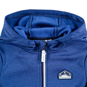 Gilet de ski à capuche et poches zippées 