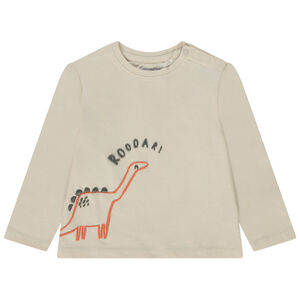 T-shirt manches longues puff print dinosaure pour bébé garçon 