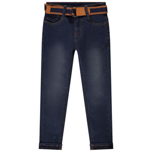 Jean skinny avec ceinture amovible garçon 
