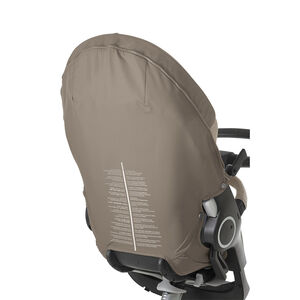 Habillage textile pour arrière de siège Xplory - Marron 