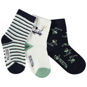 Lot de 3 paires de chaussettes Little Trip in London pour bébé garçon 