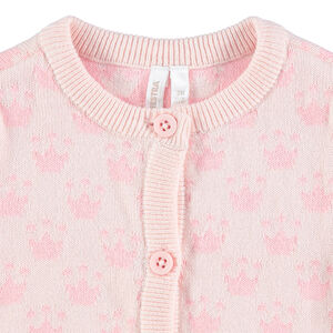 Gilet en tricot avec motif jacquard all-over 