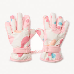 Gants de ski à imprimé arty et doublés fille 