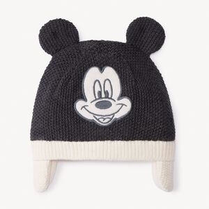Bonnet ludique Mickey Disney en tricot pour bébé garçon 
