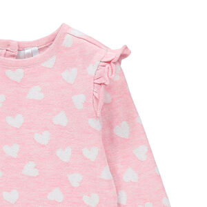 Pull en tricot avec emmanchures volantées 