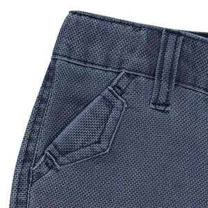 Bermuda surteint en coton fantaisie 