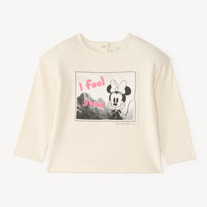 T-shirt bébé fille oversize print Minnie 