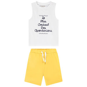 Ensemble de plage débardeur + short pour bébé garçon 