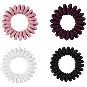 Lot de 4 élastiques en spirale fille 