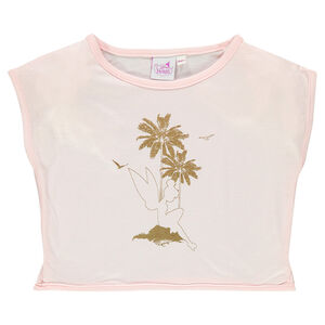 Top manches courtes forme boîte Disney La Fée Clochette 