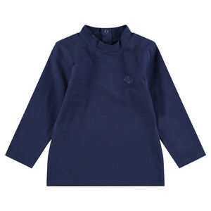 Sous-pull col cheminée avec logo printé 