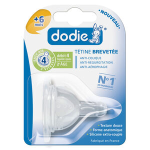 Tétine Initiation+ 3 vitesses débit 4 spéciale liquide épais 