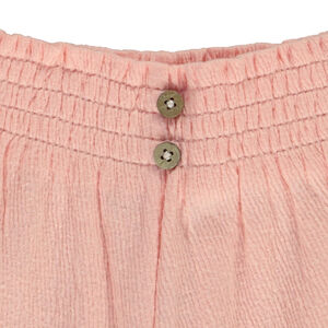 Short effet smocké en jersey froissé fille 