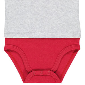 Body manches courtes effet 2 en 1 DC Comics print Superman 