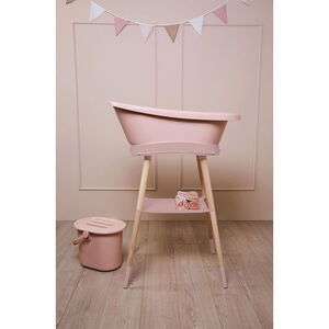 Baignoire Sense Edition Uni avec thermomètre digitale innovant Pale Pink 