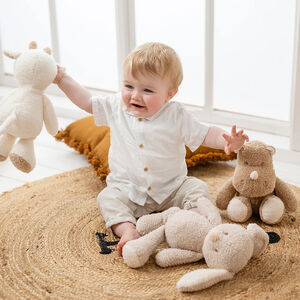 Peluche Rhino Teddy - Caramel - 30 cm 