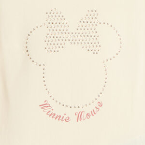 T-shirt manches longues fille strass Minnie Disney 