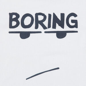 Tee-shirt manches courtes en jersey avec message printé et personnage 