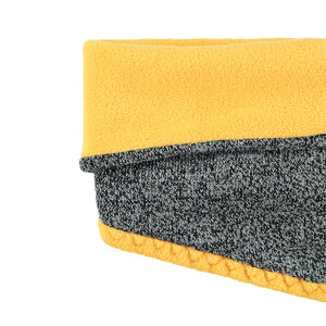 Ensemble bonnet et snood en tricot twisté doublé polaire 