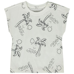 T-shirt manches courtes imprimé palmiers pour bébé garçon 