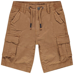 Bermuda en toile effet used à poches 