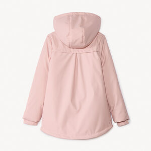 Parka gomme déperlante doublée sherpa fille 